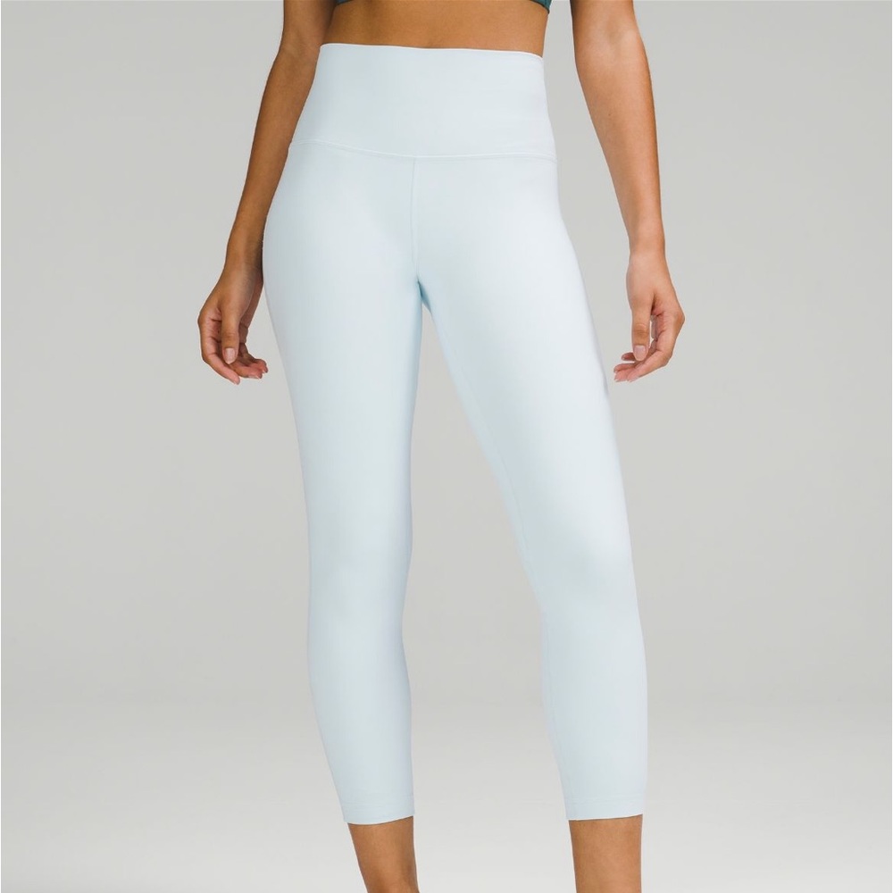 NWT Lululemon Align HR Pant 25" Leggings Powder Blue Size 12 - Picture 4 of 6